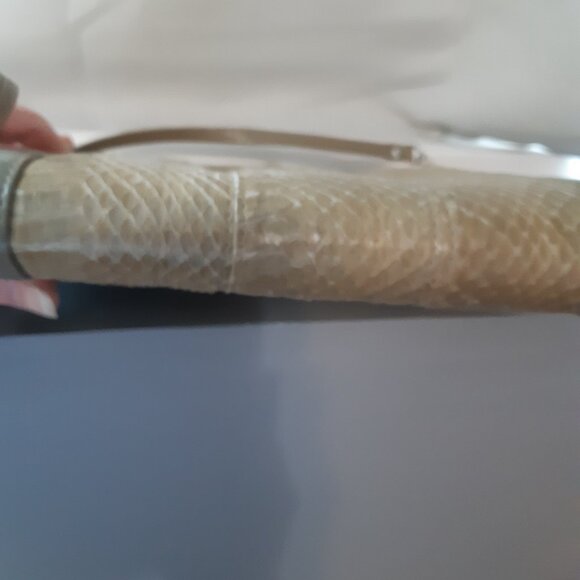 Snake Skin Vintage-Look Purse Handbag - Picture 6 of 9